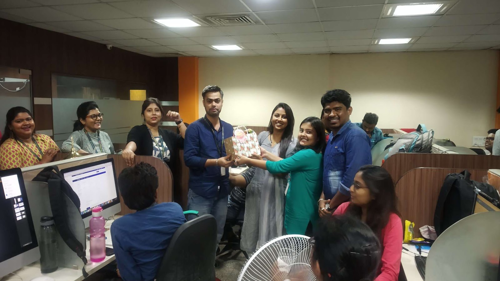 second prize winner markting team